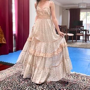 Gunne sax calico sundress